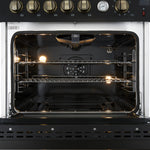 Forno Giovanni 30" Black Freestanding Gas Range (4.32 Cu. Ft.) - FFSGS6274-30BLK