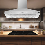Forno Coppito Stainless Steel 60" 1200 CFM Island Range Hood - FRHIS5129-60