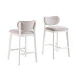 Soren Counter Stool - Cream - Set of Two