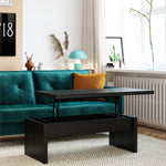 Winston Lift-Top Coffee Table - Black Oak
