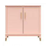 Westerleigh 2-Door Accent Cabinet - Pale Pink