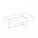 Elexa Coffee Table - Grey