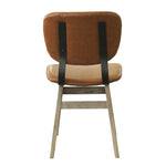 Lamarthe Dining Chair - Tan Brown - Set of Two