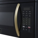 Forno Scalo Black 300 CFM Over-the-Range Microwave (1.6 Cu. Ft.) - FOTR3007-30BLK