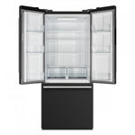 Forno Gallipoli 31" 17.5 Cu.Ft. Black French Door Refrigerator with Ice Maker - FFFFD1974-31BLK