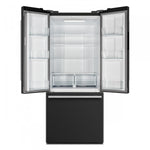 Forno Gallipoli Black French Door Refrigerator with Ice Maker (17.5 Cu. Ft.) - FFFFD1974-31BLK
