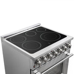 Forno Massimo 30" Stainless Steel Freestanding Electric Range With True Convection And Air Fry (4.32 Cu. Ft.) - FFSEL6020-30