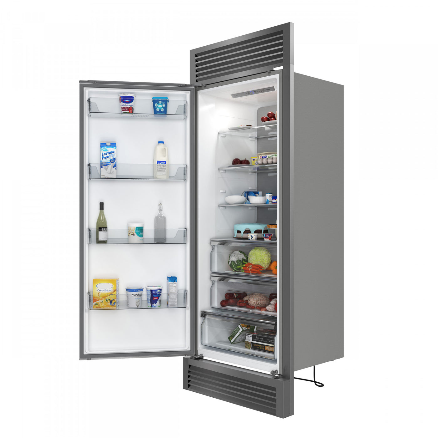Forno Maderno 28" Stainless Steel Built-in Convertible Refrigerator/Freezer with Left Swing Door (13.6 Cu. Ft.) - FFFFD1722-32LSG