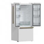 Forno Gallipoli 31" 17.5 Cu.Ft. White French Door Refrigerator with Ice Maker - FFFFD1974-31WHT