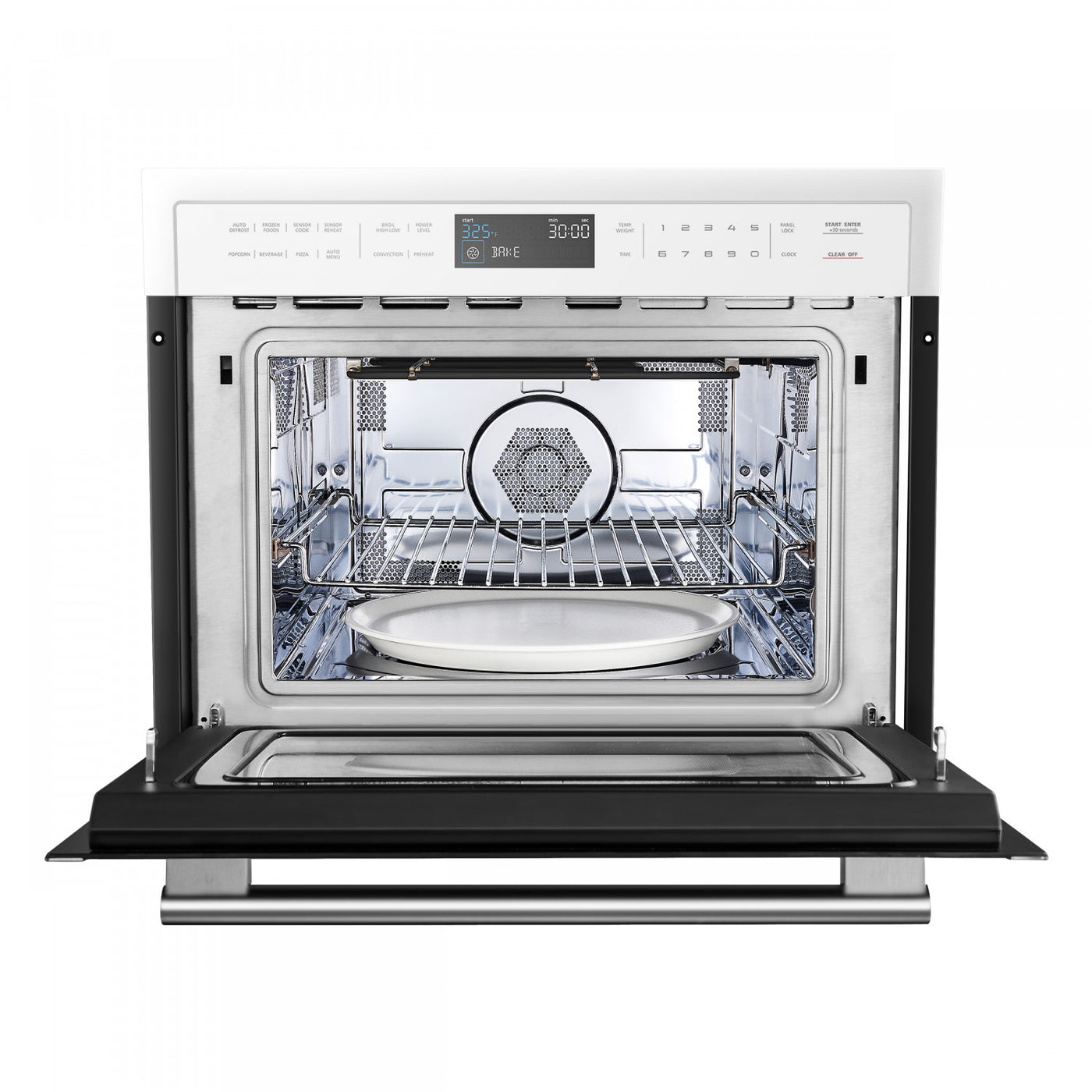 Forno Oliena White 24" Built-In Microwave Convection Oven (1.6 Cu. Ft.) - FMWDR3093-24WHT