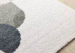 Misha Modern Geometric Area Rug - 5' X 8' - White/Grey