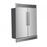 Forno Maderno 60" Stainless Steel 2-piece Built-in Convertible Refrigerator/Freezer (27.2 Cu. Ft.) - FFFFD1722-60SG