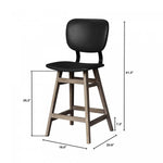 Lamarthe Counter Stool - Antique Black