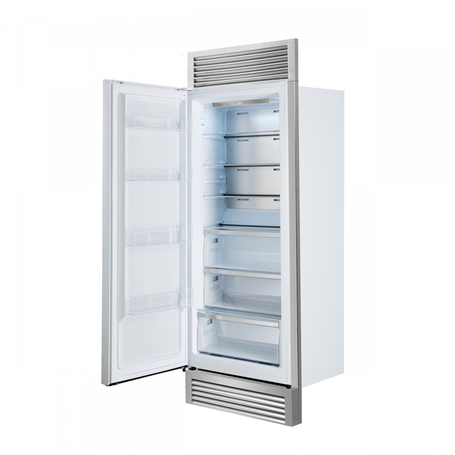 Forno Maderno 28" White Built-In Convertible Refrigerator/Freezer with Left Swing Door (13.6 Cu. Ft.) - FFFFD1722-32LSG-WHT