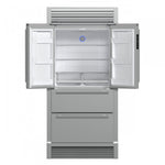 Forno Moena Stainless Steel 40" Built-In French Door Refrigerator (19.2 Cu. Ft.) - FFRBI1820-40SG
