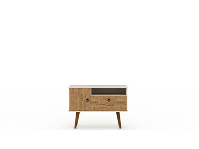 Otuken 35" TV Stand - Off White/Nature