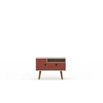 Otuken 35" TV Stand - Off White/Terracotta