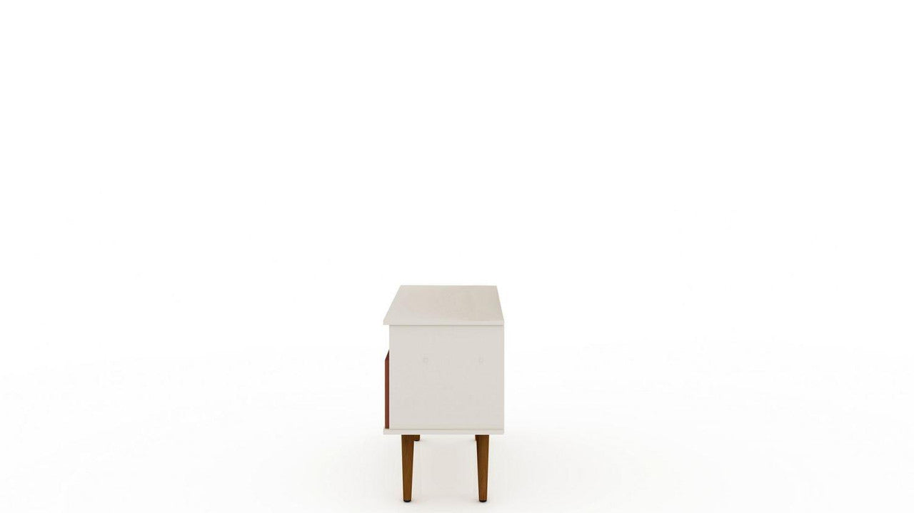 Otuken 35" TV Stand - Off White/Terracotta