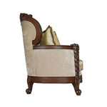 Artizan Sofa - Champagne/Dark Walnut