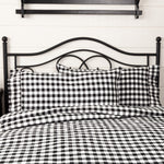 Selena III King Pillow Case - Black Check - Set of 2