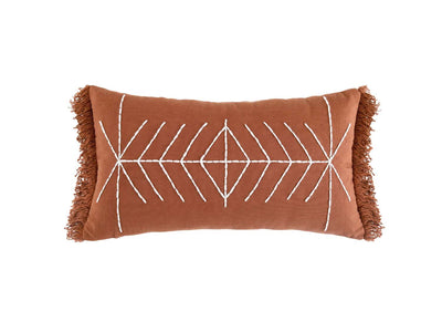 Mid-century Modern 12 X 20 Decorative Pillow - Brown