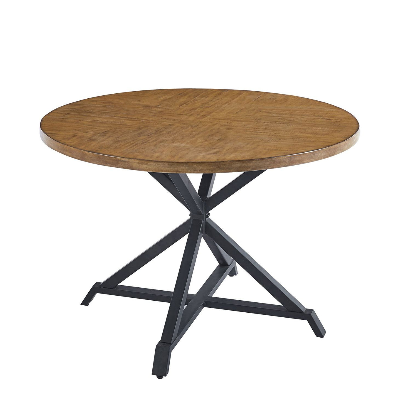 Shala Dining Table - Natural Wood, Black