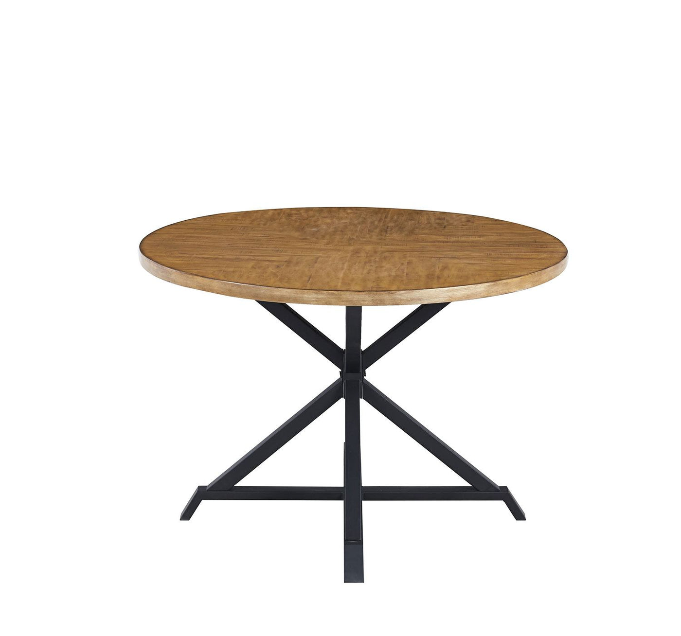 Shala Dining Table - Natural Wood, Black