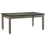 Harold Dining Table - Grey, Antique