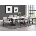 Maeve Dining Chair - Grey, Espresso