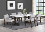 Maeve 7-Piece Dining Set - Grey, Espresso