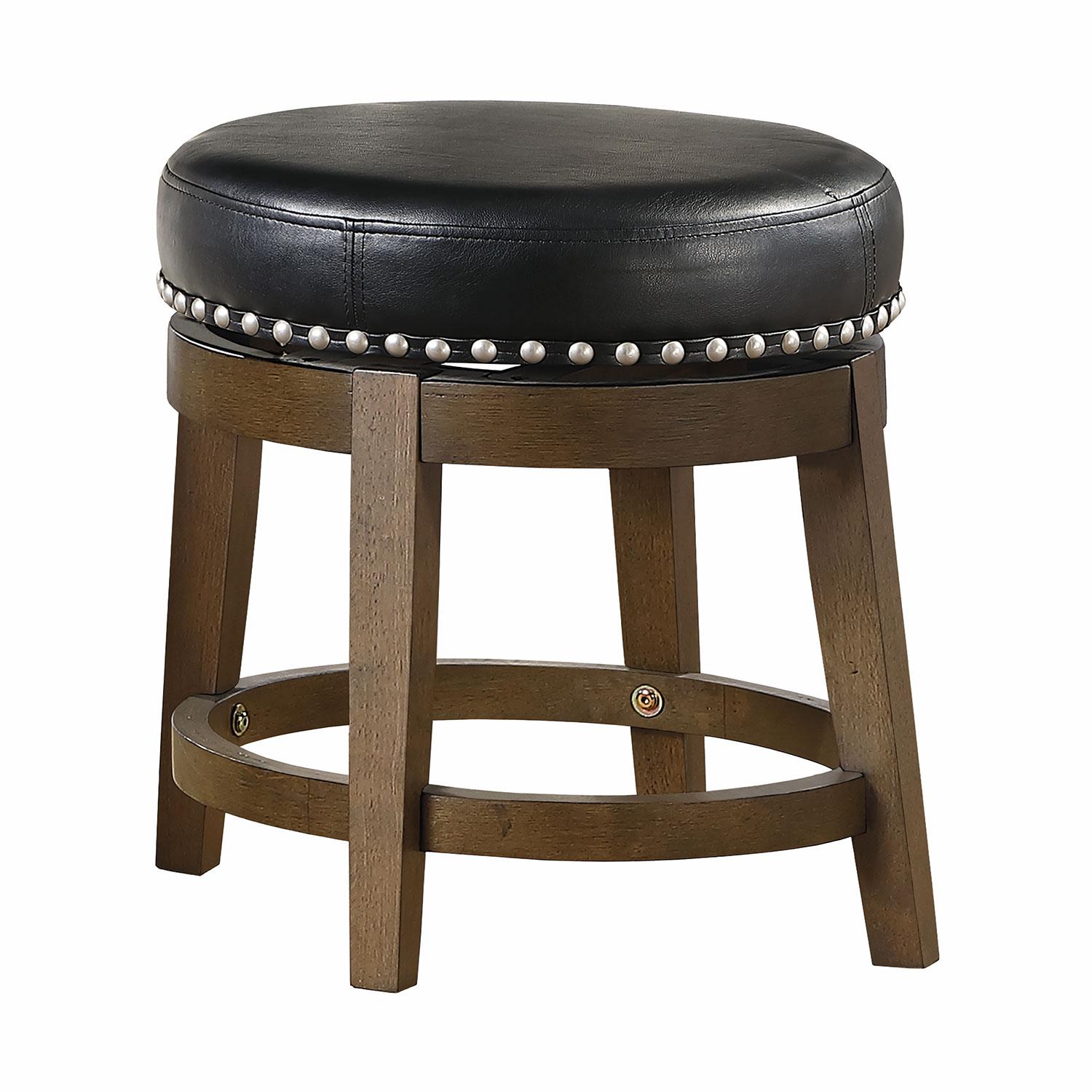 Westby Round Swivel Stool - Black