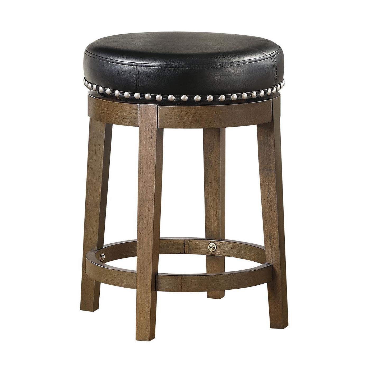 Westby Round Swivel Counter Height Stool - Black
