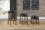 Westby Round Swivel Stool - Black