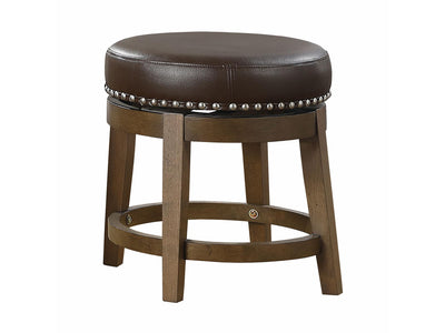 Westby Round Swivel Stool - Brown