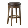 Westby Round Swivel Bar Height Stool - Brown