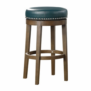 Westby Round Swivel Bar Height Stool - Green