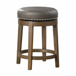 Westby Round Swivel Counter Height Stool - Grey