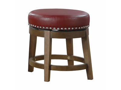 Westby Round Swivel Stool - Red