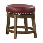 Westby Round Swivel Stool - Red