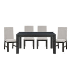 Nola Extendable Dining Table - Dark Grey