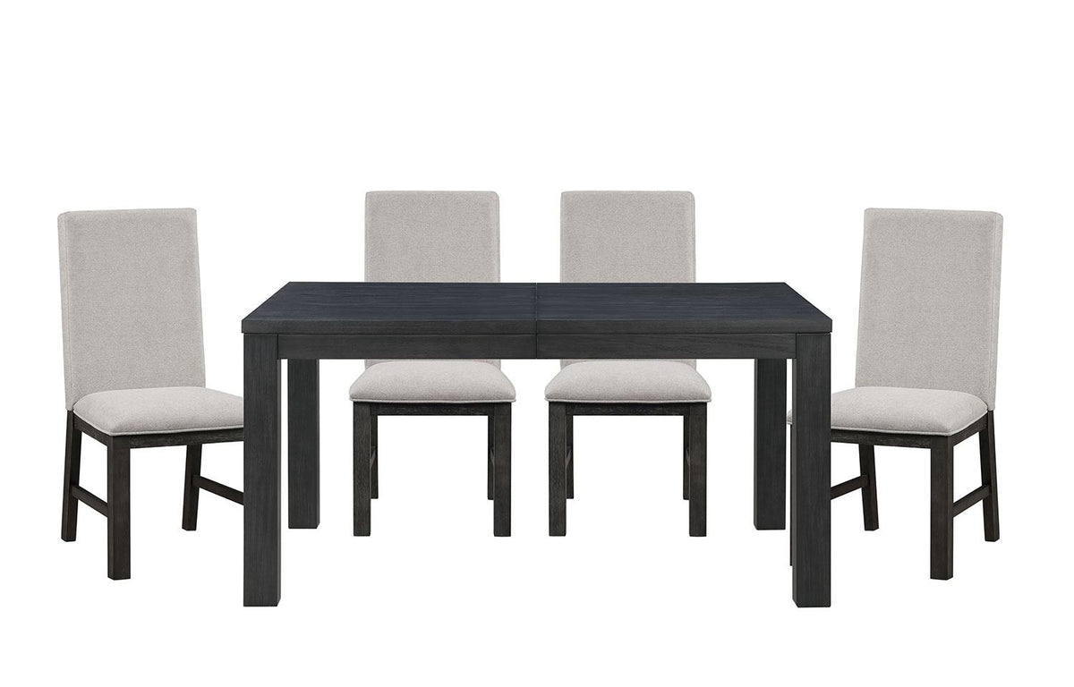 Nola Extendable Dining Table Dark Grey Leon's