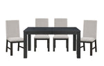 Nola Extendable Dining Table - Dark Grey