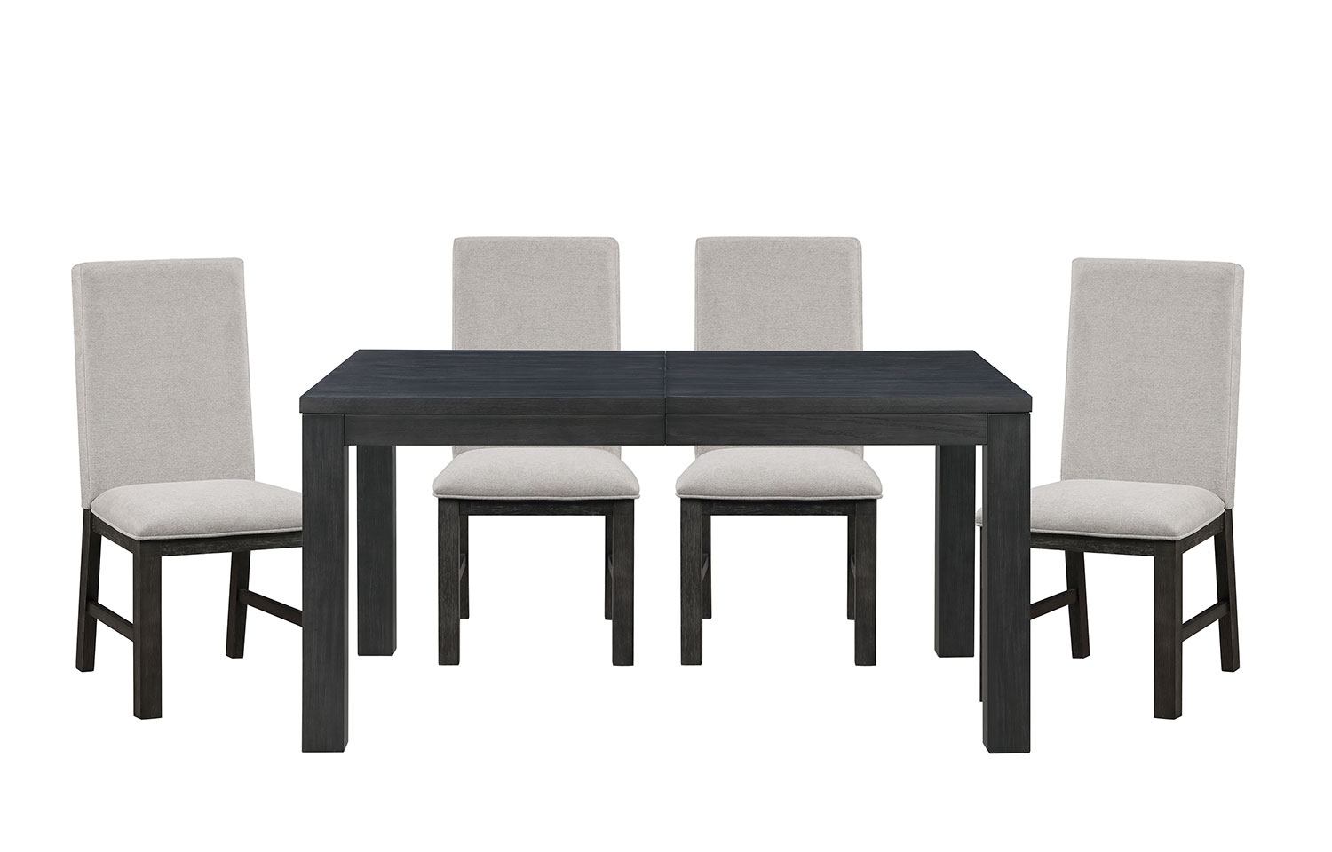 Nola Extendable Dining Table - Dark Grey