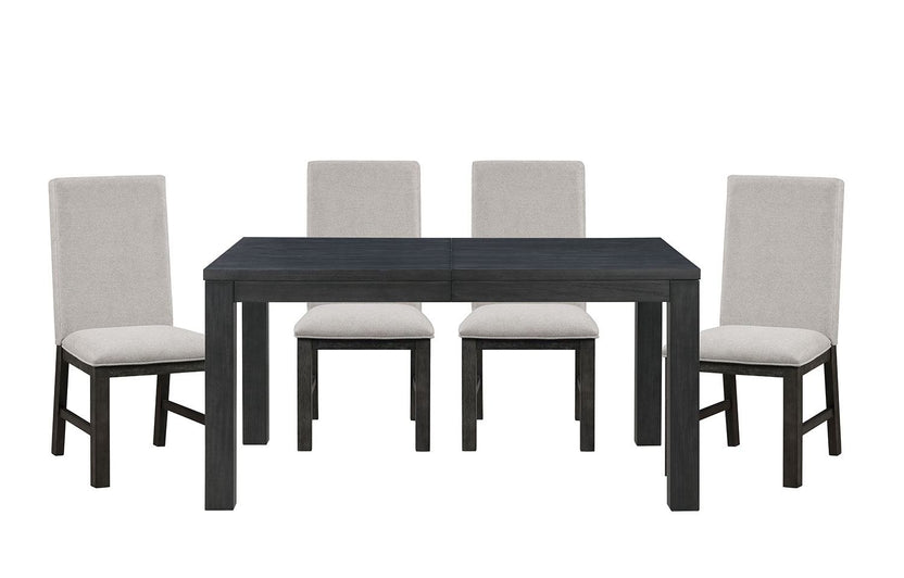 Nola Extendable Dining Table Dark Grey Leon's