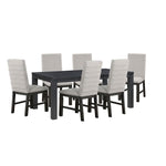 Nola Extendable Dining Table - Dark Grey
