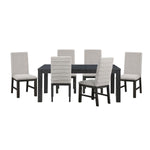 Nola Extendable Dining Table - Dark Grey