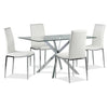 Darron 5-Piece Dining Table Set - White