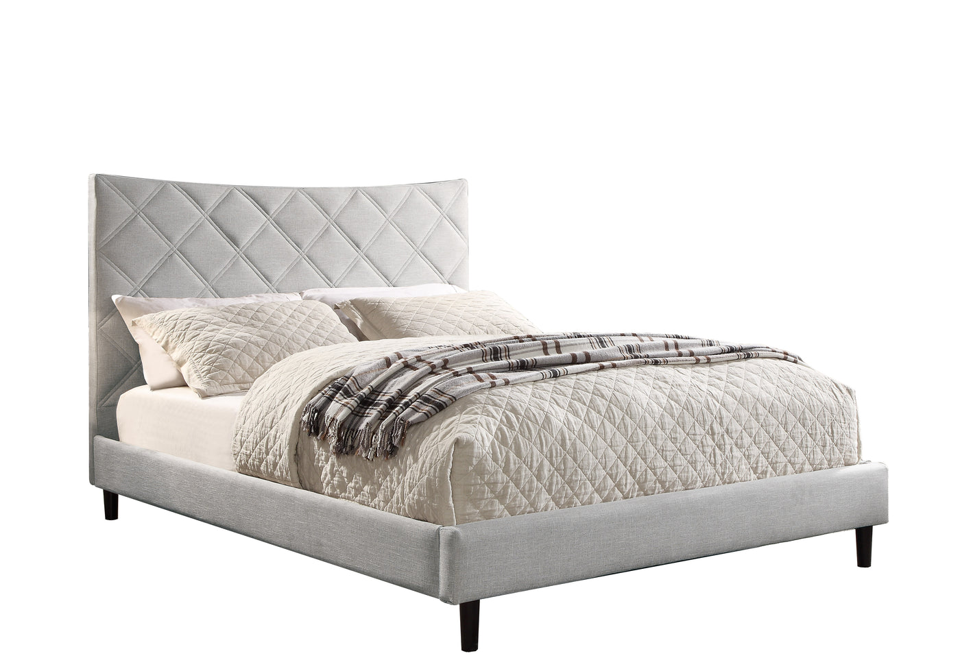 Lawrence 3-Piece Queen Bed - Beige