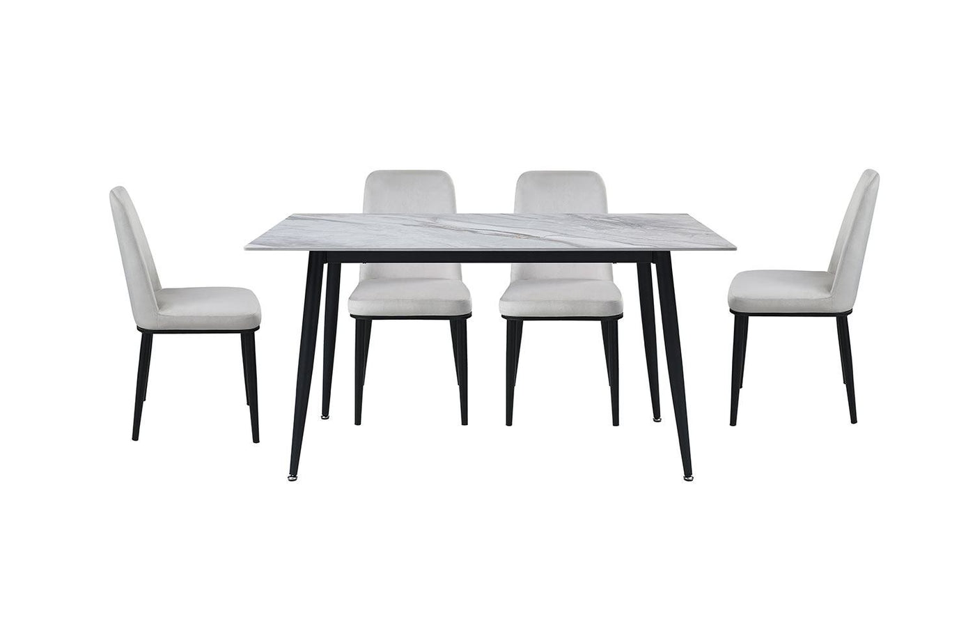 Emberly Dining Chair - Beige, Black