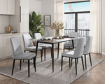 Emberly Dining Chair - Beige, Black